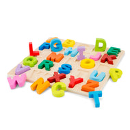 Puzzle alphabet- lettres majuscules- 3D- Montessori- 3 ans et +