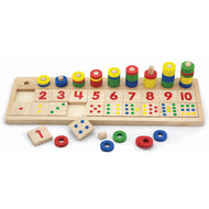 Apprendre à compter - match avec les chiffres - Montessori- 3 ans et +